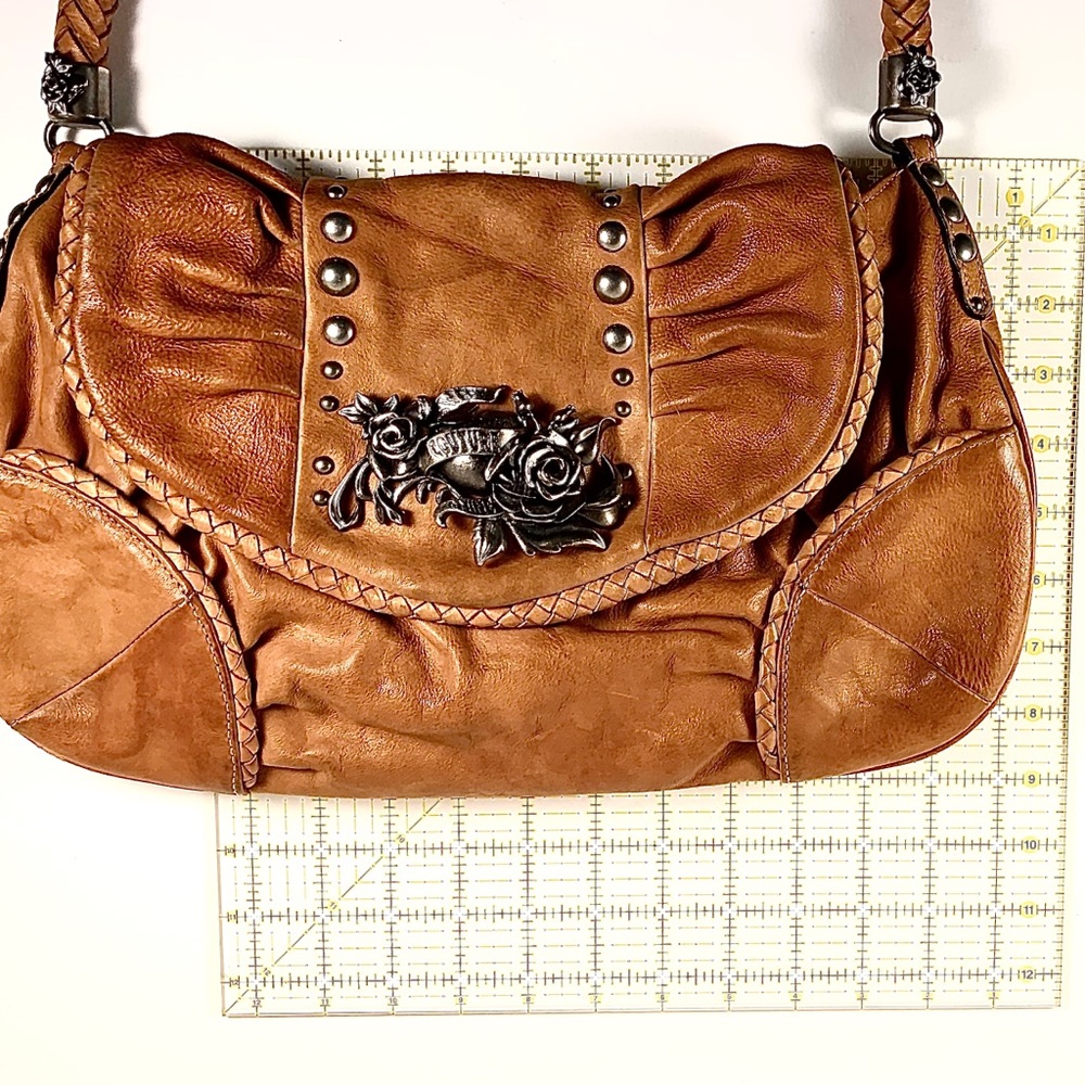 Juicy Couture brown leather shoulder handbag - Picture 11 of 11